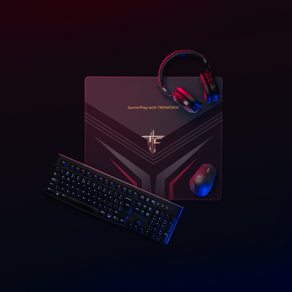 TRONFORM Gaming & Workstation Premium Mouse Pad ´Game/Play with TRONFORM´ - TRONFORM
