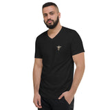 Men´s V-Neck Short Sleve Premium T-Shirt TRONFORM 2024 Winter Collection - TRONFORM