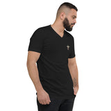 Men´s V-Neck Short Sleve Premium T-Shirt TRONFORM 2024 Winter Collection - TRONFORM